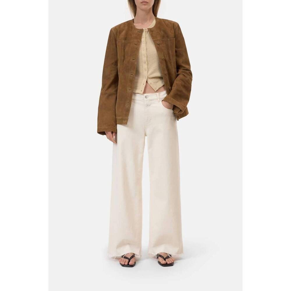 CLOSED Jayla Jeans in Ivory Wide Leg High Rise Flare Size 25